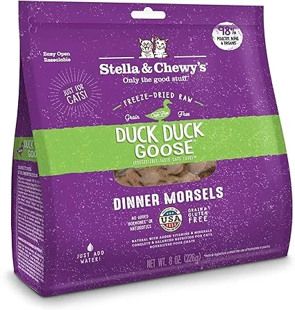 Stella & Chewys Freeze-Dried Raw Dinner Morsels for Cats