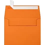 LUX A6 Invitation Envelopes (4 3/4 x 6 1/2) 50/Box, Mandarin (EX4875-11-50) | Staples