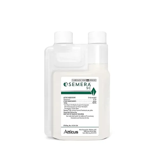 Semera SC Herbicide Concentrate by Atticus Flumioxazin Weed Killer Season Long Lawn and Aquatic Weed Control