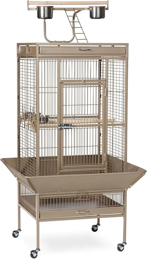 Prevue Hendryx Wrought Iron Select Bird Cage, Medium, Coco Brown