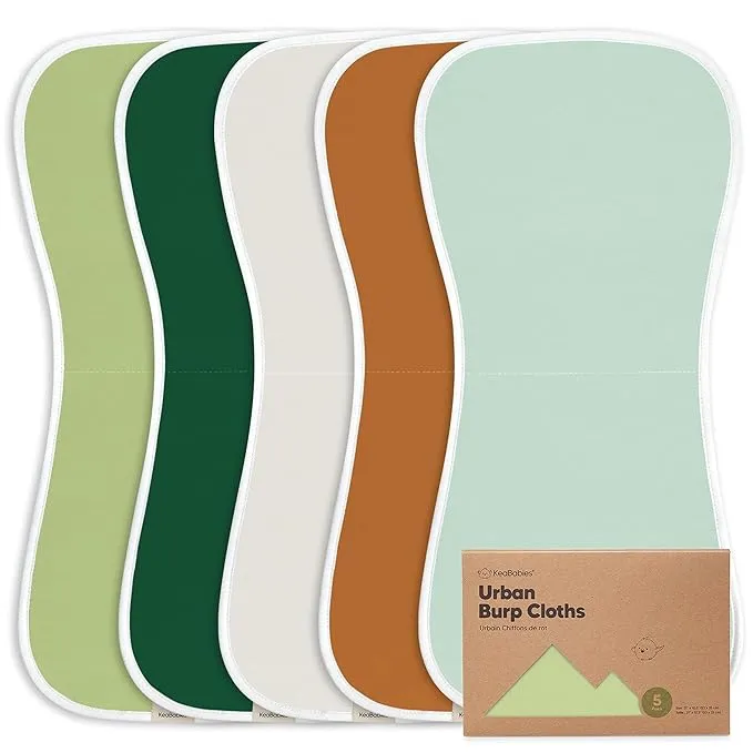 Urban Burp Cloths (Hunter) by KeaBabies