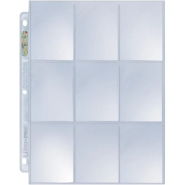 Ultra Pro Platinum 9-Pocket Pages