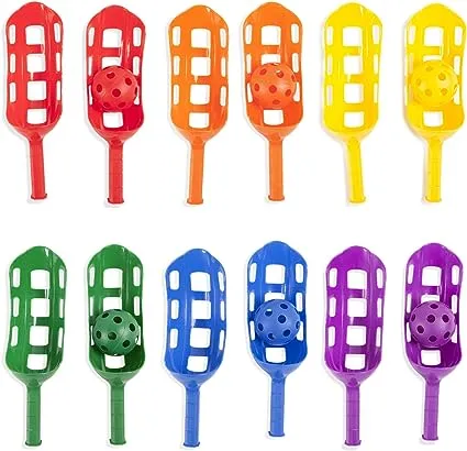 Champion Scoop Ball Set, Multiple Color - Set of 12