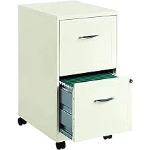 Hirsh Industries 2 Drawer Mobile File Cabinet