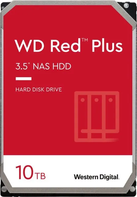 WD - Red Plus 8TB Internal SATA NAS Hard Drive for Desktops