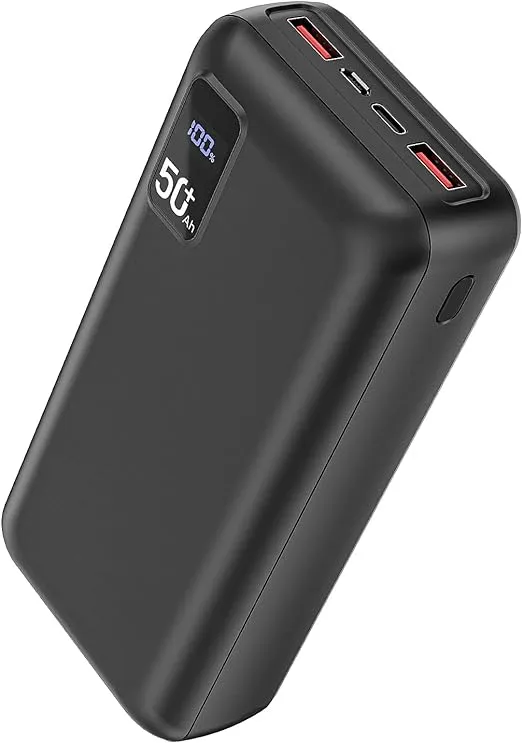 Power Bank 50000mAh 22.5W Fast Charging Portable Charger USB-C