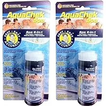 AquaChek 6-in-1 Spa Test Strips for Spas and Hot Tubs, 50 Strips