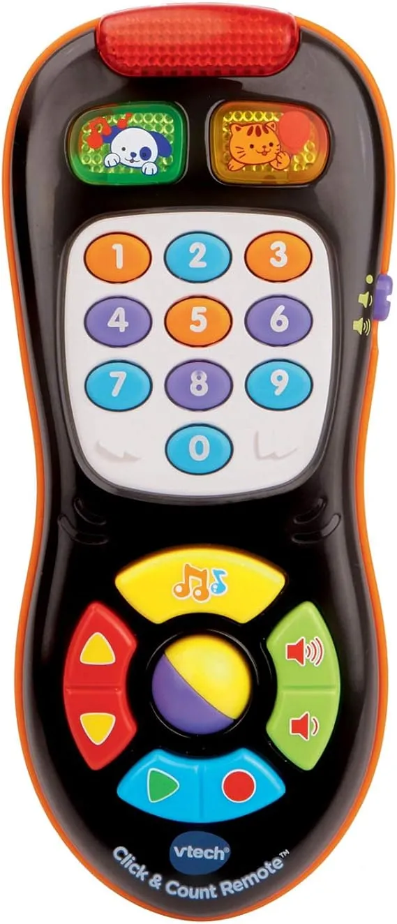 VTech Click and Count Remote, Black 6.7 x 1.38 x 2.96 inches