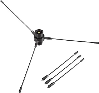 UAYESOK Mobile Base Antenna Ground Plane Kit, VHF/UHF 2m/70cm PL259 to SO239 Ground Plane Mount Antenna, 136-174MHZ/400-470MHZ