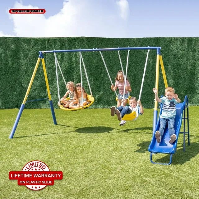 Sportspower Super Saucer Metal Swing Set