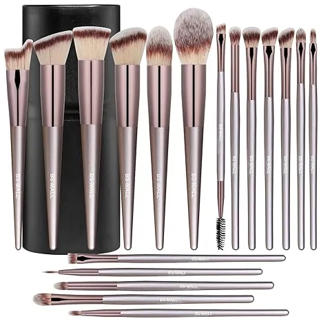 Set Brochas De Maquillaje Profesional Pinceles Para Maquillar Juego 18 Pcs Gift