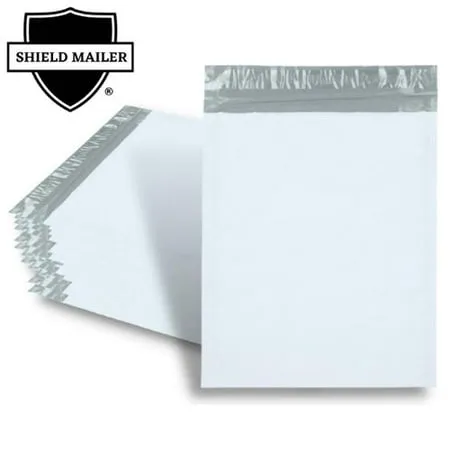 SSBM Bubble Poly Mailers 12.5x19 Inch 50 Pack Padded Shipping Envelope Mailers White/Grey Self Seal and Peel Strip