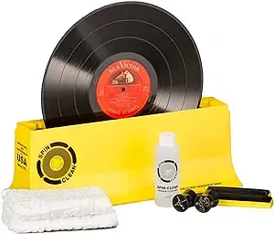 Spin-Clean Vinyl Record Washer MKII Deluxe Kit - Offering Five Extra Drying Cloths, Extra 32oz. Fluid & Extra Brushes