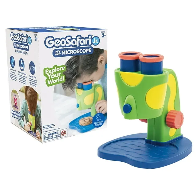 GeoSafari Jr. My First Kids Microscope Toy, Preschool Science, STEM Toy, Gift for Toddlers Ages 3+