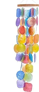 Solange & Frances Rainbow Wind Chimes for Outdoors. This is A Great Gift for A Special Friend. This Windchime is The Perfect Patio Accessory for Summer.