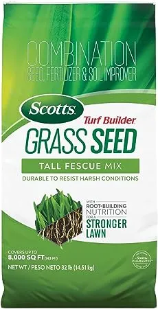 Scotts Turf Builder Grass Seed Tall Fescue Mix, 32 lbs.