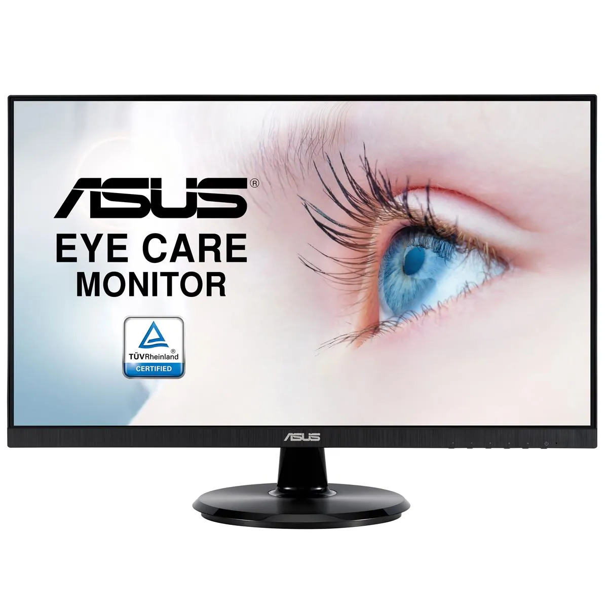 ASUS VA24DQ 24" (23.8" Viewable) Monitor, 1080P Full HD, 75Hz, IPS, Adaptive-Sync/FreeSync, Eye Care, HDMI DisplayPort VGA, Frameless, VESA Wall Mountable