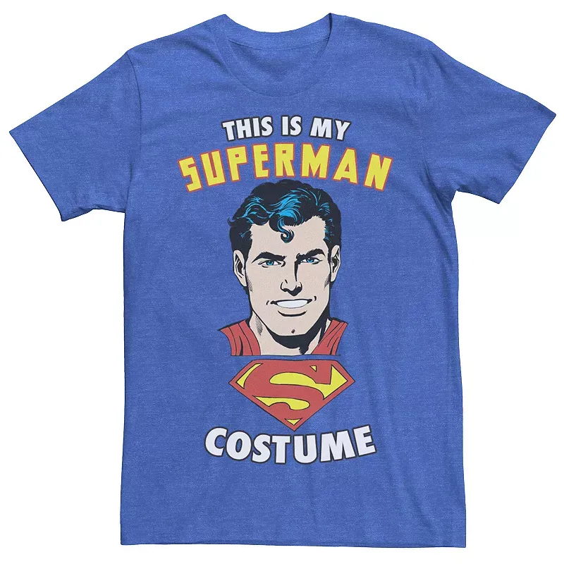 Men's DC Comics Superman This Is My Costume Text Tee