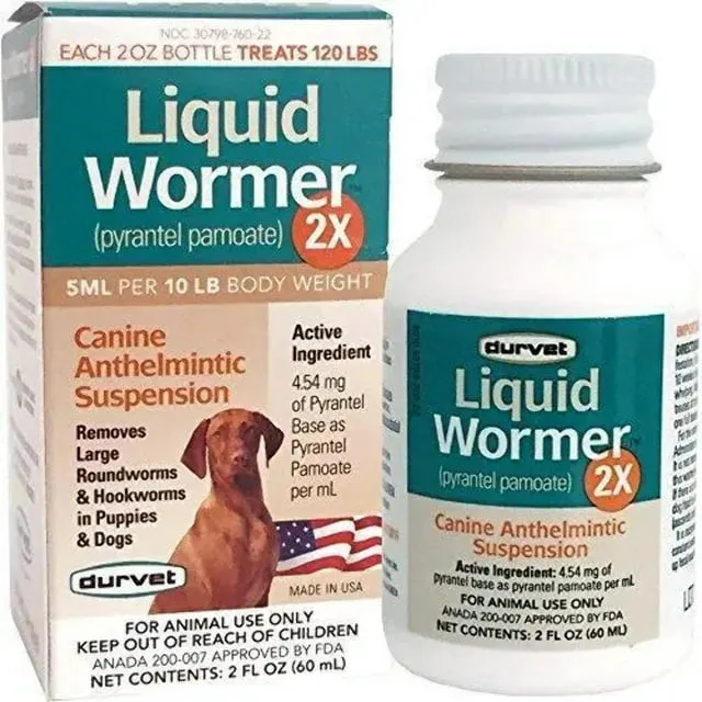 Durvet - 2x Liquid Wormer 2 oz