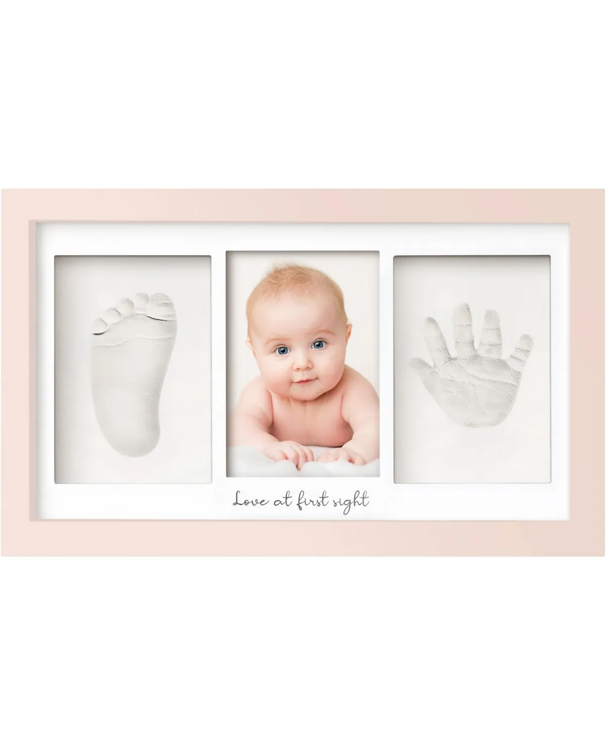 Baby Hand and Footprint Kit - Newborn Keepsake Frame, Personalized Nursery Decor, Baby Shower Gifts for Girls Boys (Alpine White)Baby Hand and Footprint Kit - Newborn Keepsake Frame, P…