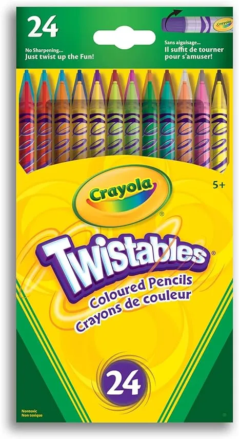 Crayola 24 Twistables Colored Pencils