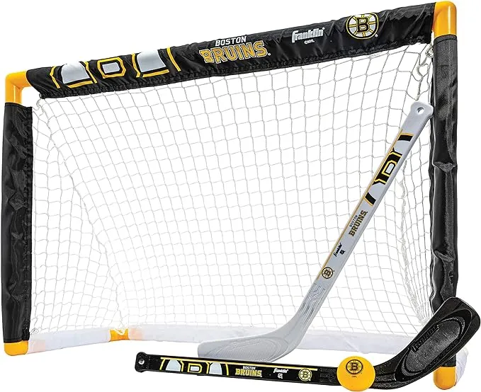 Boston Bruins Franklin NHL Mini Hockey Goal Set