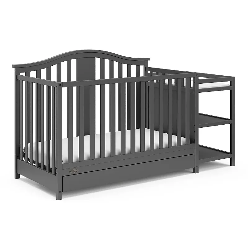 Graco Solano 4-in-1 Convertible Crib & Changer with Drawer