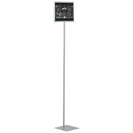 Floor Standing Sign Holder MT Displays Color: Gray