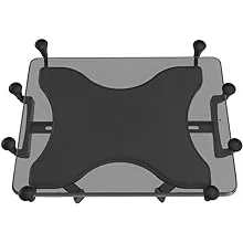 RAM Mounts X-Grip Holder for 12" Tablets RAM-HOL-UN11U Compatible with RAM B 1" and C 1.5" Size Round Ball Bases , Black