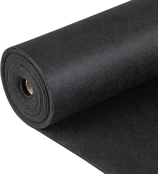 VEVOR Geotextile Landscape, 6ft x 50ft 8 oz, Non-Woven PP Drainage 350N Tensile Strength & 440 N Load Capacity, for Ground Cover, Garden Fabric, French Drains, Black