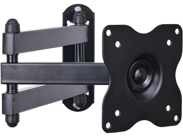 TV LCD Monitor Wall Mount Full Motion 15 inch Extension Arm Articulating Tilt Swivel for Most 19'-31' LED TV Flat Panel Screen with VESA 100x100.