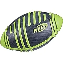 NERF Weather Blitz Foam Football for All-Weather Play - Easy-to-Hold Grips – Great for Indoor and Outdoor Games - GreenNERF Weather Blitz Foam Football for All-Weather Pla…