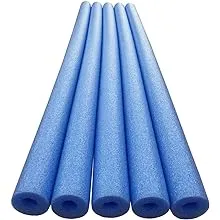 Oodles of Noodles Deluxe Foam Pool Swim Noodles - 5 Pack 52 inch Wholesale Pricing Bulk Yellow