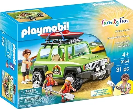 NEW 2014 Playmobil Family Fun 9154 Off-Road SUV Discontinued Retired Play Set