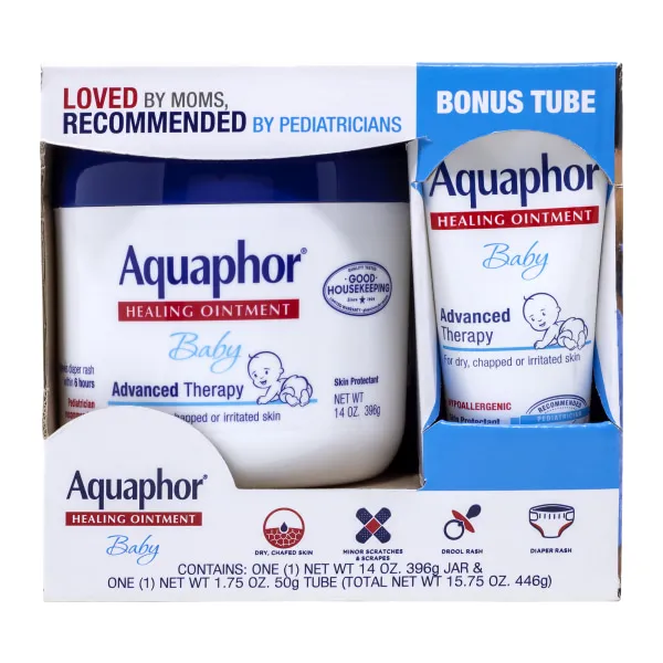 Aquaphor, Baby Healing Ointment, Fragrance Free , 2 Tubes, 0.35 oz (10 g) Each | Kids Towels | Bed & Bath