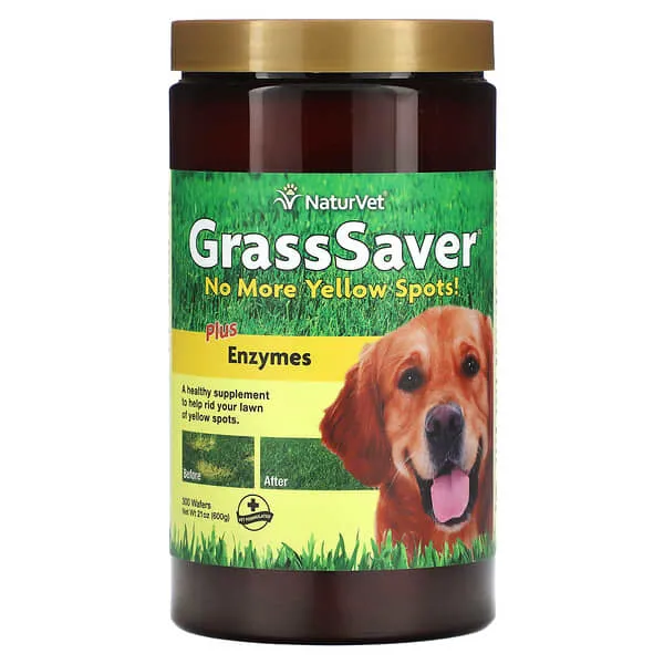 NaturVet GrassSaver - 300 Wafers - for Dogs