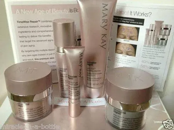 New Mary Kay TimeWise Repair Volu-Firm 5 Product Set Adv Skin Care Full