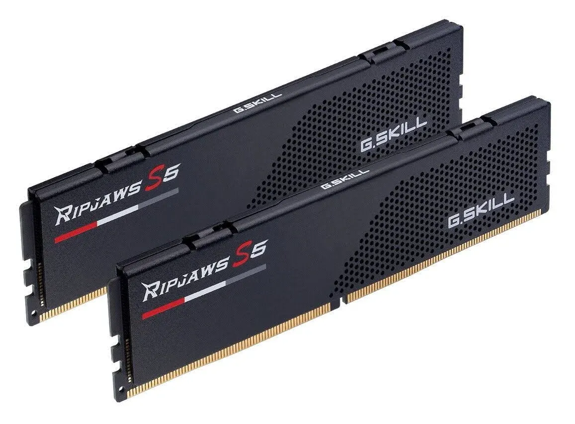 G.Skill RipJaws S5 Series (Intel XMP) 32GB (2 x 16GB) 288-Pin SDRAM DDR5 6000 CL36-36-36-96 1.35V Dual Channel Desktop Memory F5-6000J3636F16GX2-RS5K (Matte Black)