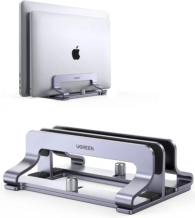 UGREEN Vertical Dual Slot Laptop Stand for Desk