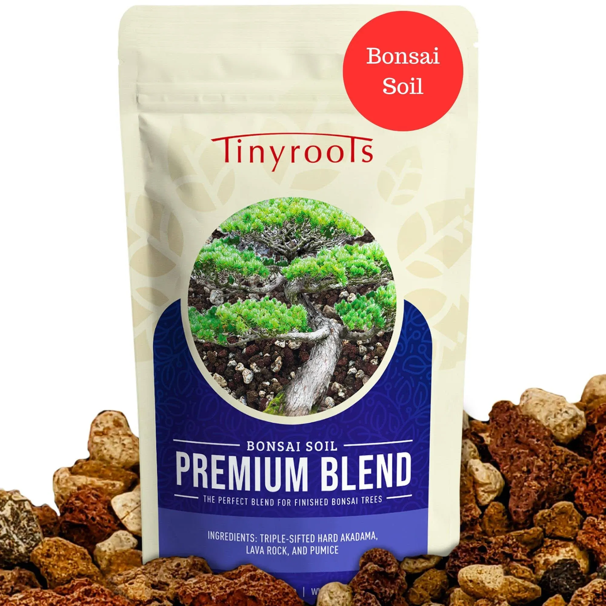 Bonsai Outlet Premium Bonsai Soil Tinyroots 2.25 Quart Soil Blend For Finished B