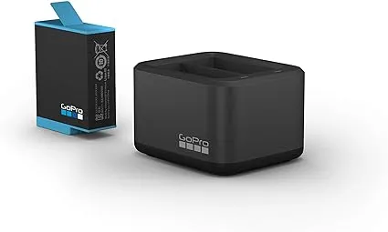 GoPro Dual Battery Charger + 2 Enduro, Black