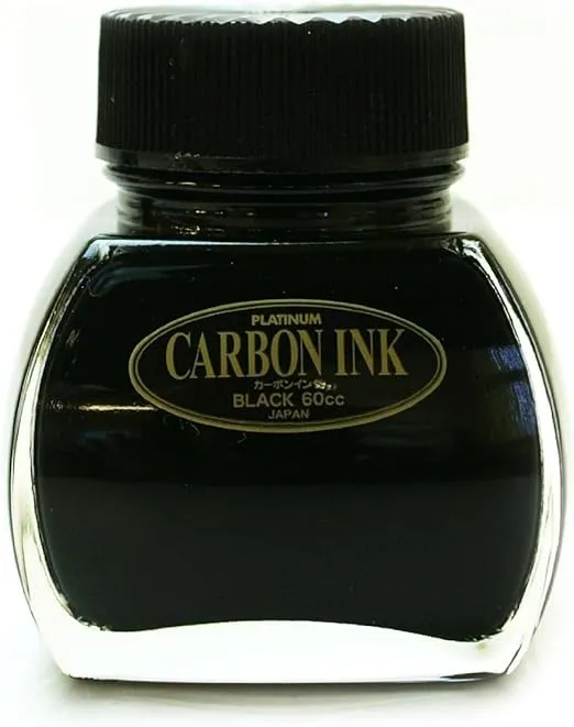 Platinum Carbon Ink Bottle 60ml - Black