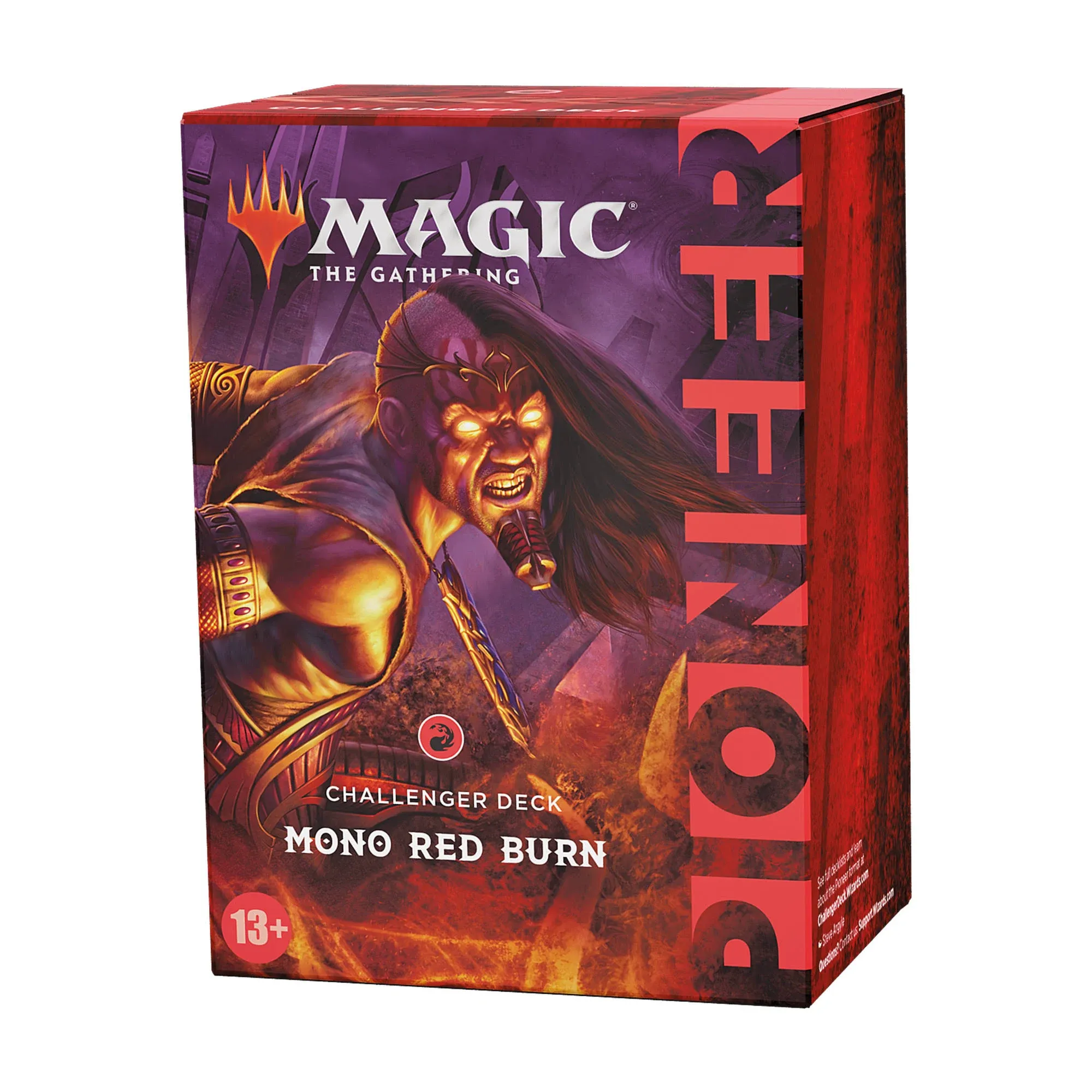 Pioneer Challenger Deck 2021 – Mono Red Burn (Red) for Ages 13+ Years