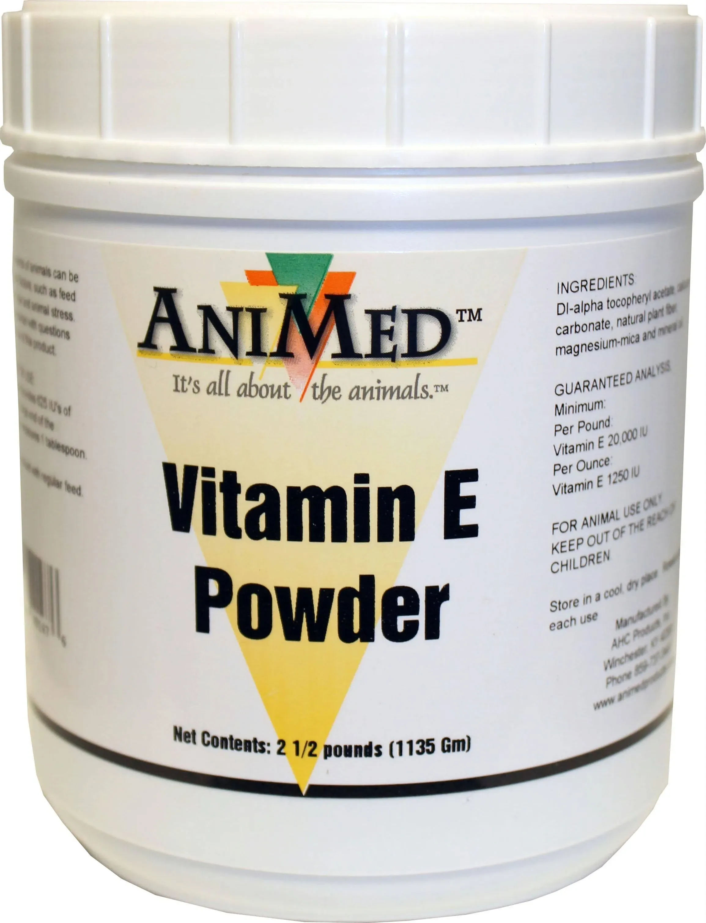 AniMed Vitamin E Powder Supplement for Horses, 2.5-Pound