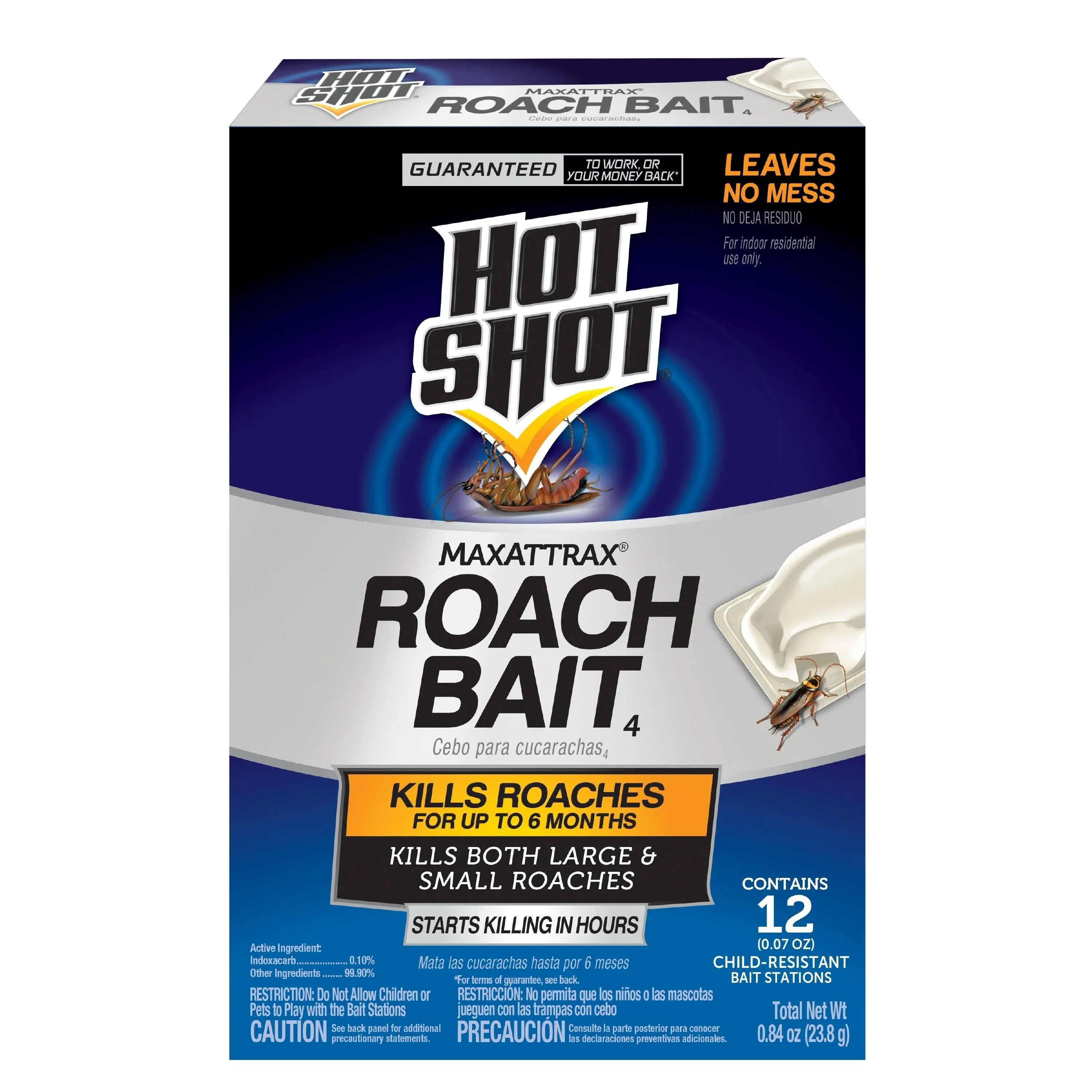 Hot Shot Max Attrax 0.84 Oz. Roach Bait Station (12-Pack) New