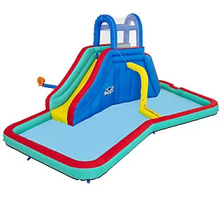 H2OGO! Waterfall Waves Mega Kids Inflatable Water Park