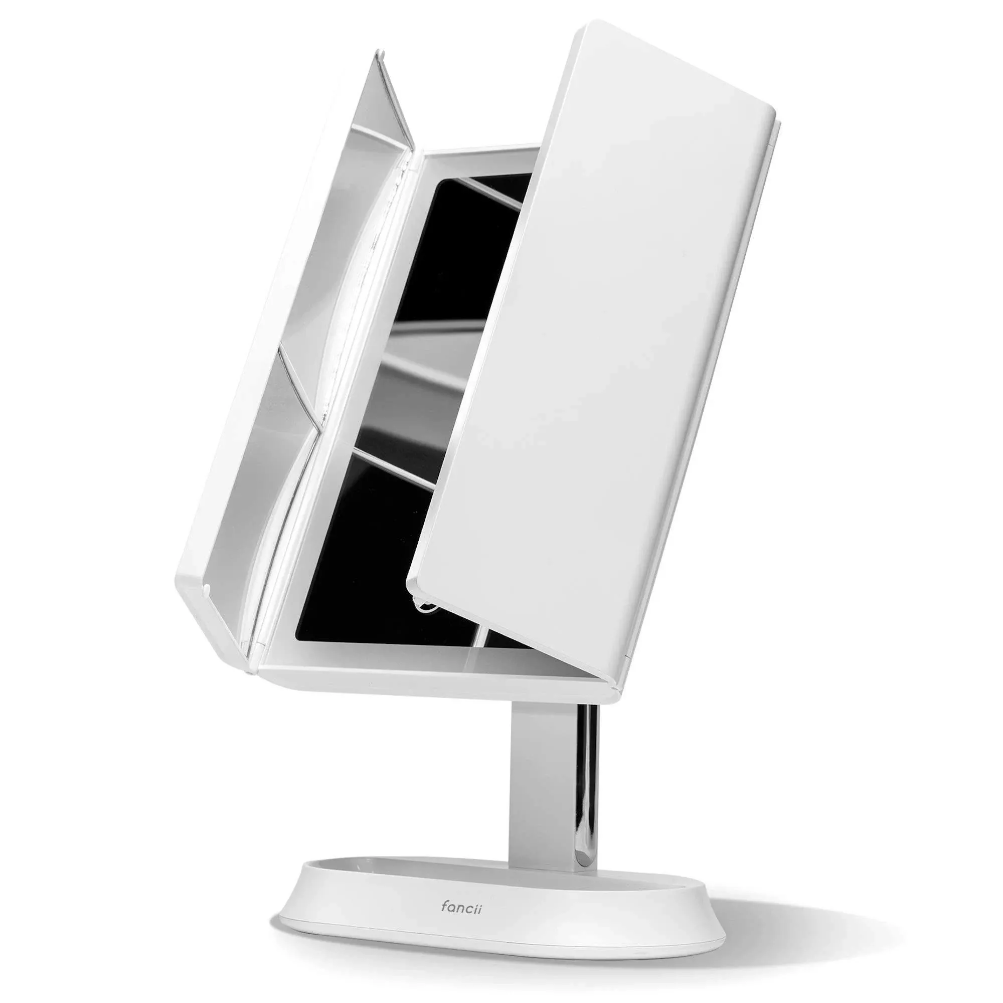 Fancii Zora Rechargeable LED Trifold Makeup Mirror - 20668325 | HSN