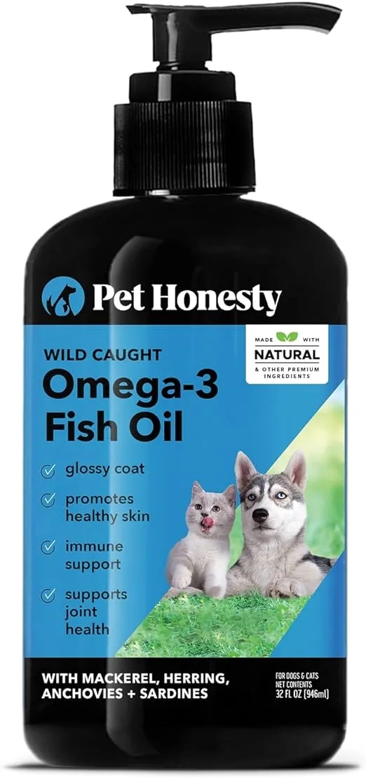 Pet Honesty Omega-3 Fish Oil for Dogs and Cats