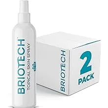 BRIOTECH Topical Skin Spray, Hypochlorous Acid Spray for Body & Face, Eyelid Cleanser, Hocl Facial Mist, Support Against Irritation, Calm Redness