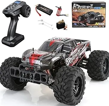 100 kmh 1/8 4x4 Brushless RC Truck RTR, All Terrain High-Speed 100 km/h 62mph